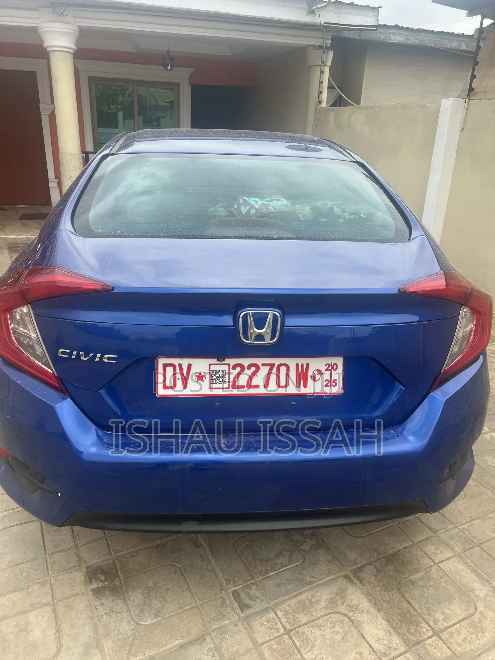 Honda Civic EX Sedan 2018 Blue