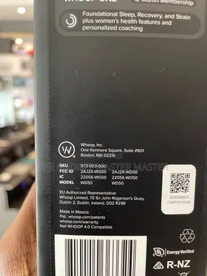 Whoop One 5.0 Sensor With 12 Months Membership