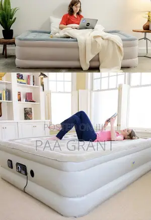 Relax in Pure Comfort (Double Size Automatic Inflatable Air Mattress