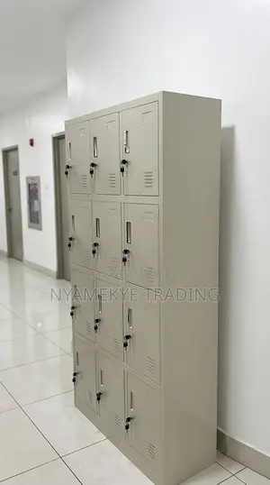 12-Door Metal Storage Locker