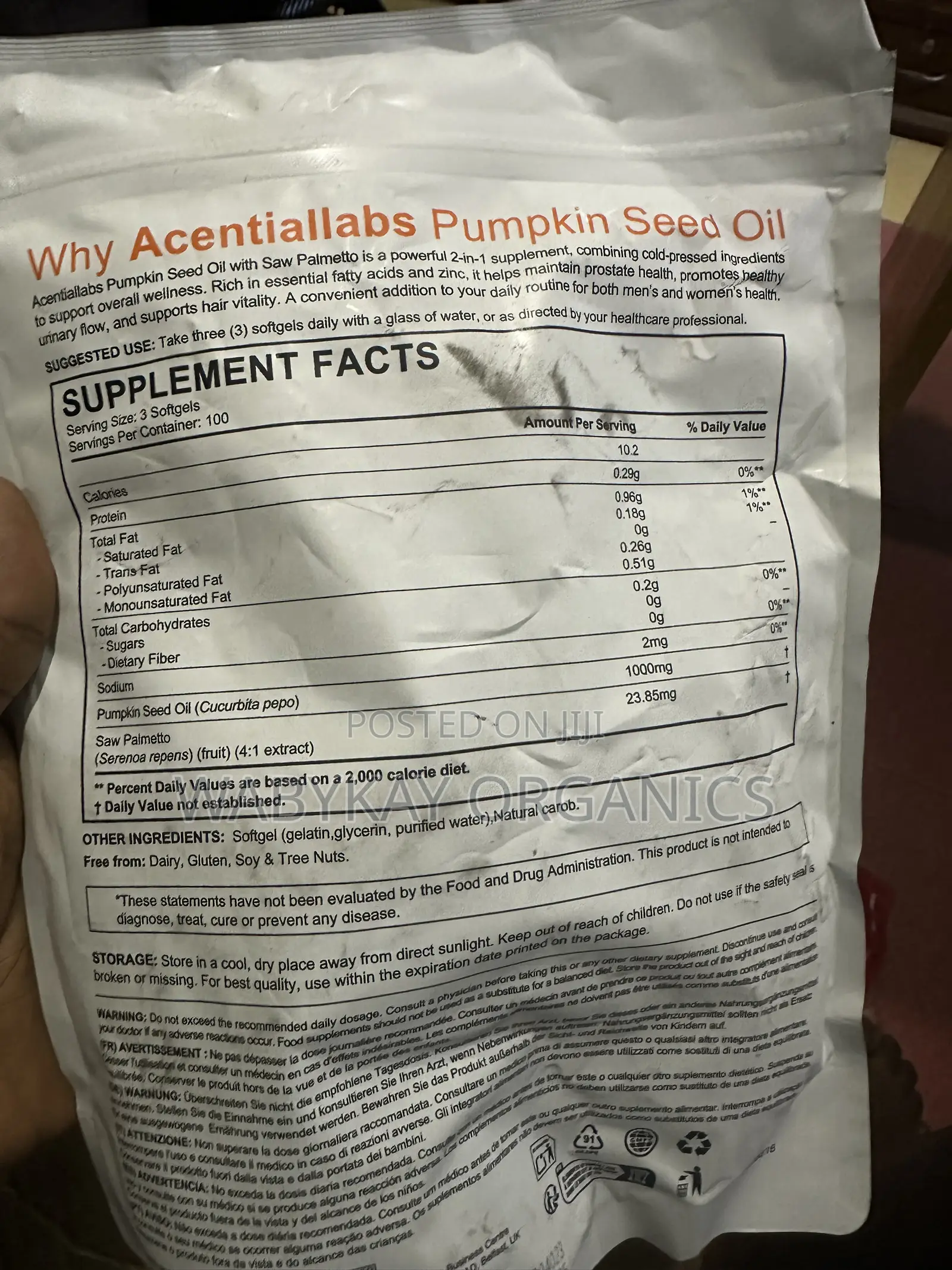 Pumpkin Seed Oil Capsules