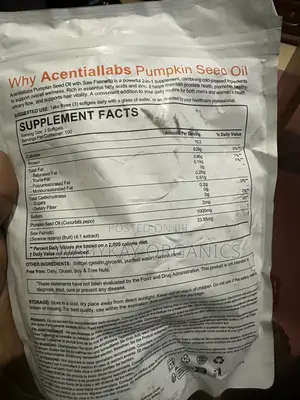 Pumpkin Seed Oil Capsules