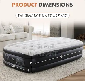 Original Quality Guaranteed (Automatic Single Size Inflatable Mattress