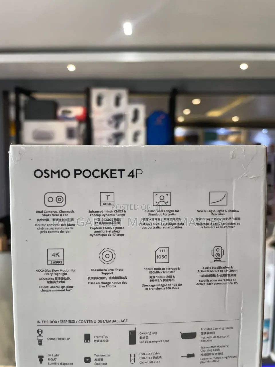 Dji Osmo Pocket 4P Dual Lens Camera
