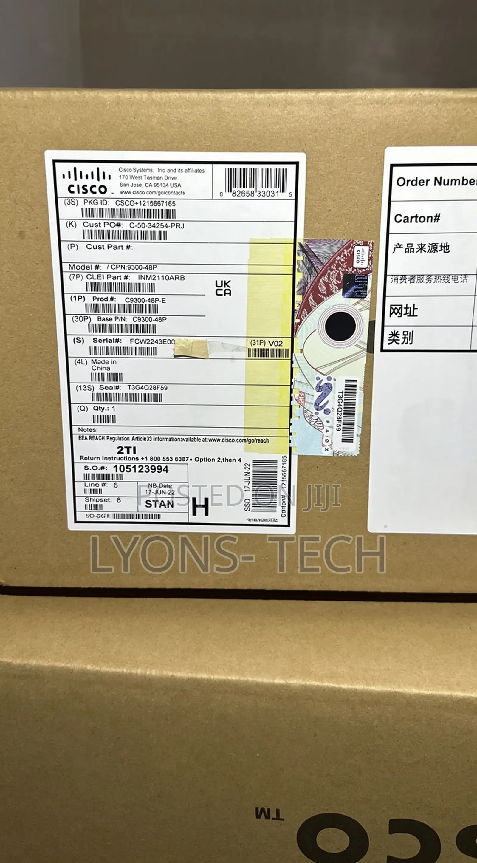 Cisco C9300-48p-E Managed Network Switch Stackable
