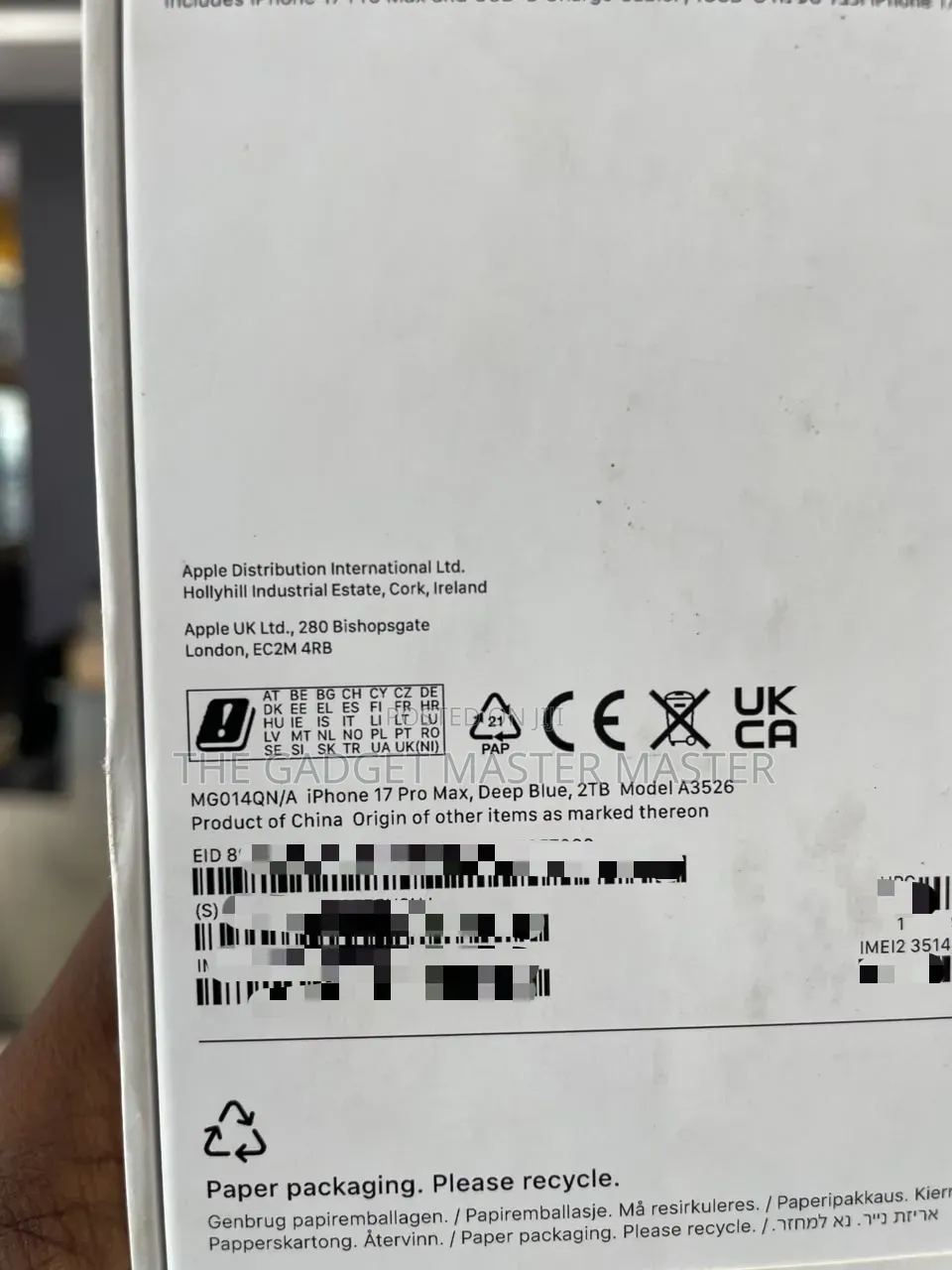 New Apple iPhone 17 Pro Max 2 TB