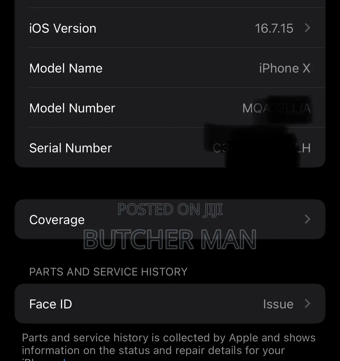 Apple iPhone X 64 GB