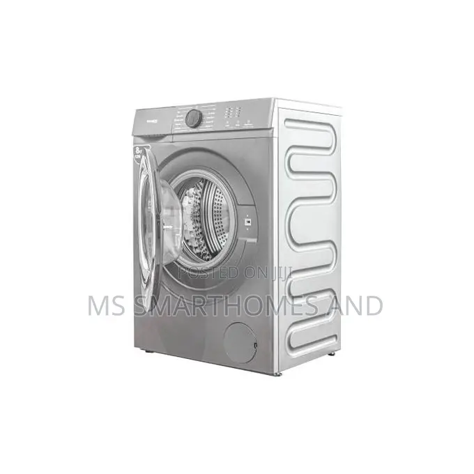 Nasco NASFL-J6KG-S - 6kg - Front Load Washing Machine - Silver