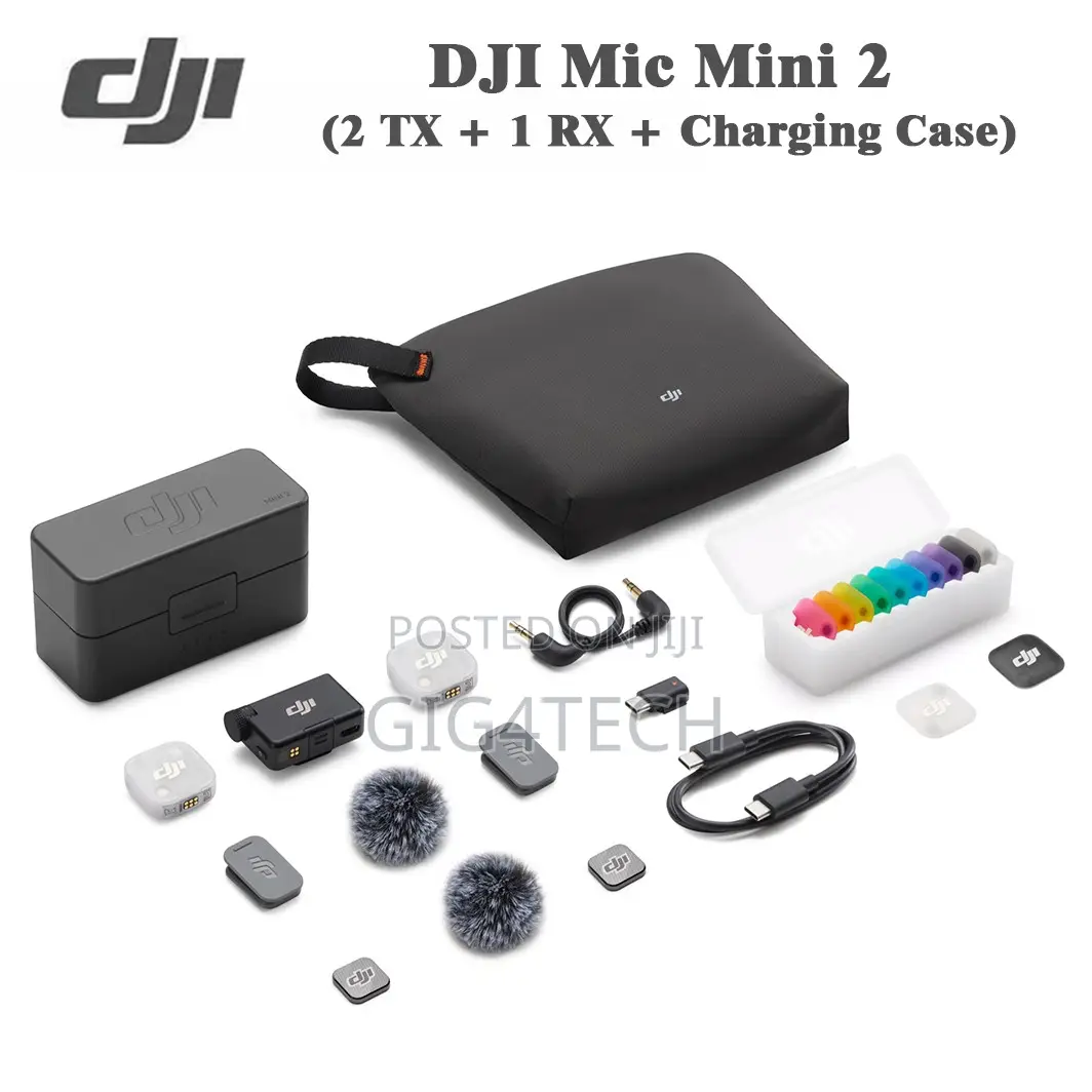 DJI Mic Mini 2 (2 TX + 1 RX + Charging Case)