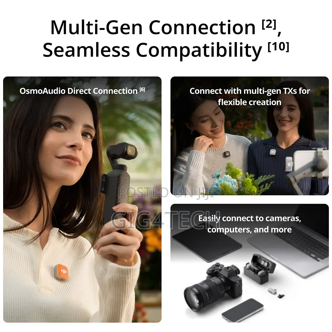 DJI Mic Mini 2 (2 TX + 1 RX + Charging Case)