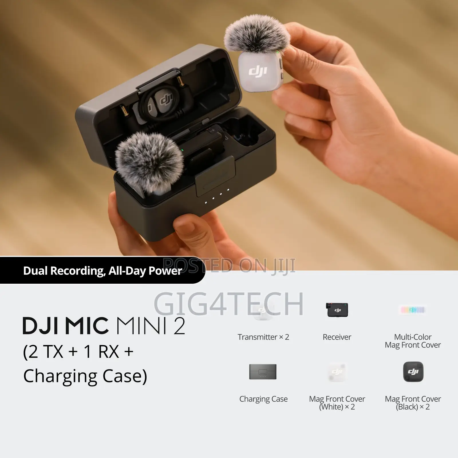 DJI Mic Mini 2 (2 TX + 1 RX + Charging Case)