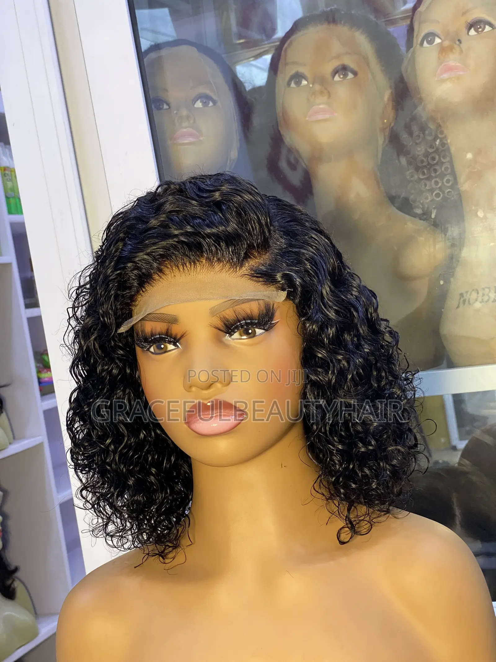 10 Inches Peruvian Water Curls With 5x5 Closure 300g