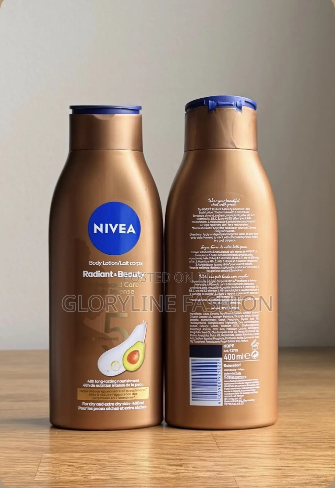 Nivea Radiant and Beauty Lotions and Q10