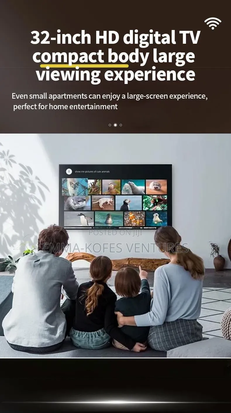 32 Inches Digital TV,Frameless ( DELIVERY BEFORE PAYMENT )