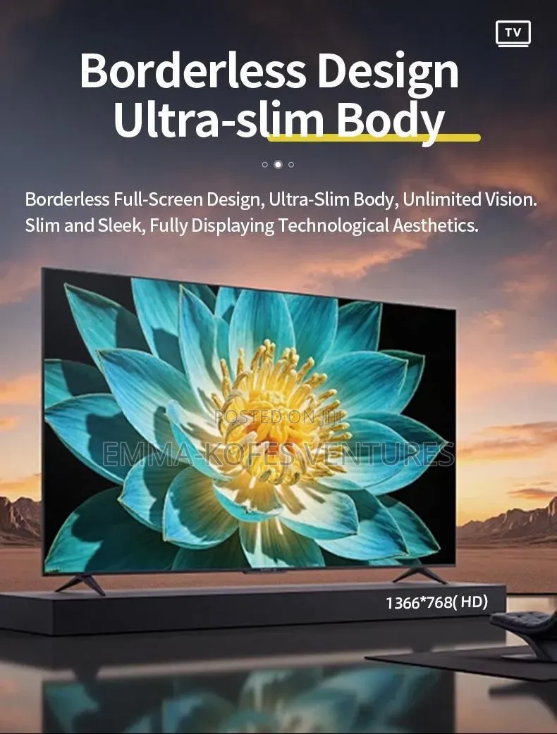 32 Inches Digital TV,Frameless ( DELIVERY BEFORE PAYMENT )