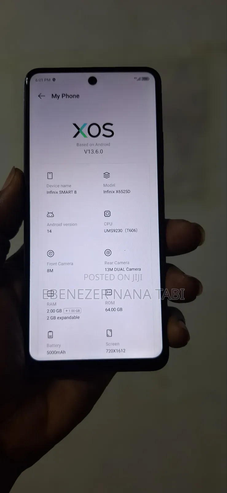 Infinix Smart 8 64 GB Black