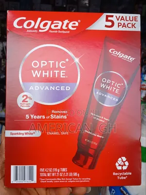 Colgate Optic White Advanced, 5pack