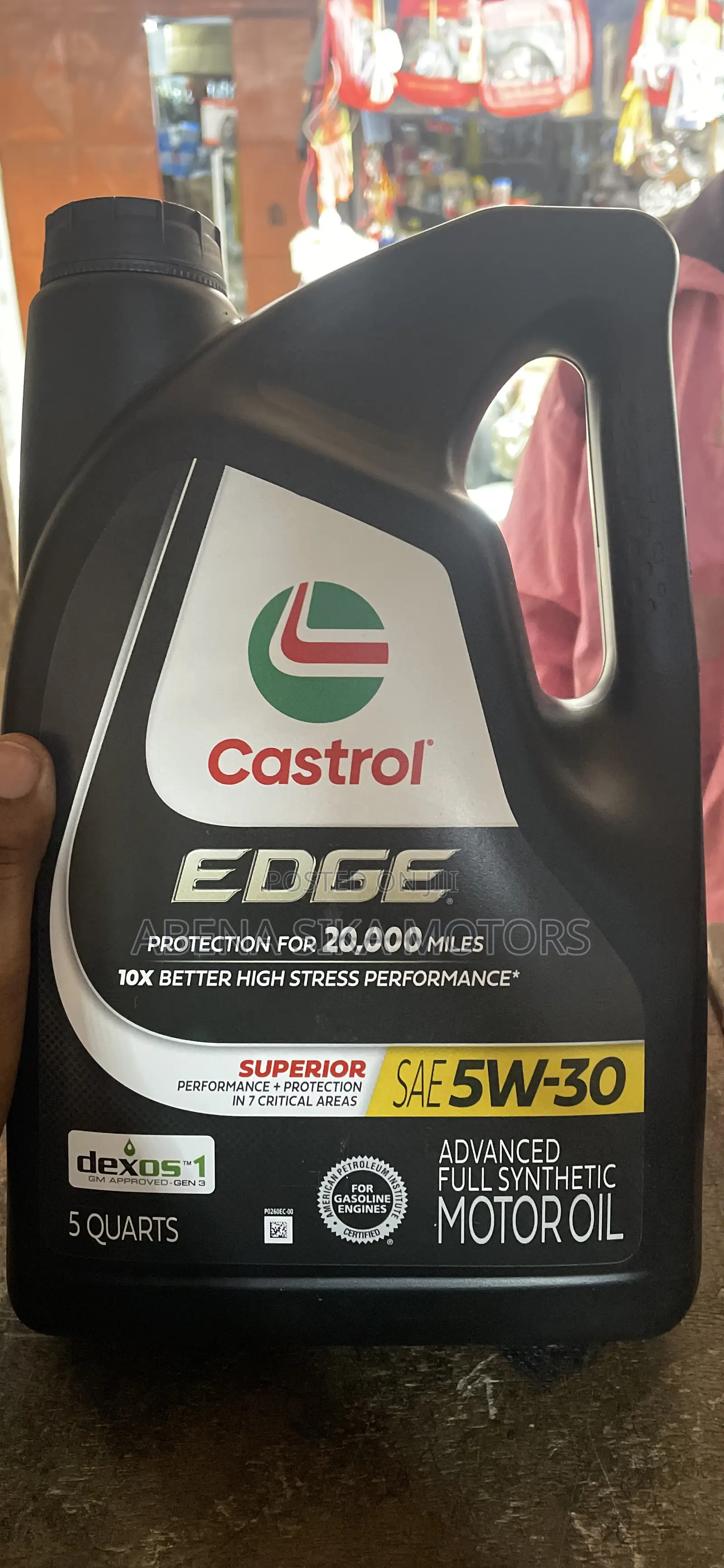 ORIGINAL USA Castrol Edge Sae 5w-30 Motor Oil 5 Liters