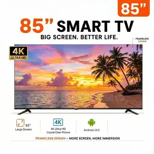 85 Inch Android 15 Smart Uhd Led TV Wifit (Delivery Before Payment)