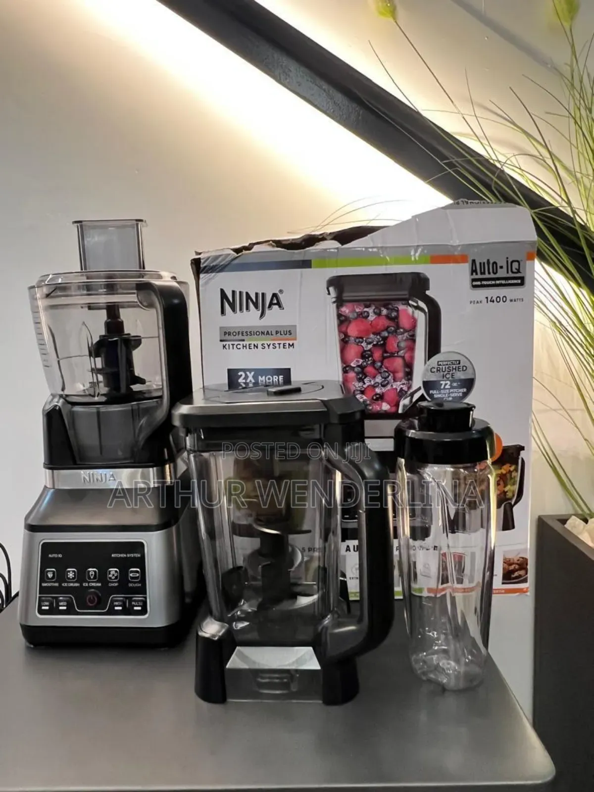NINJA PROFESSIONAL BLENDER 3 IN 1 ,1400watt Auto-Iq Presets