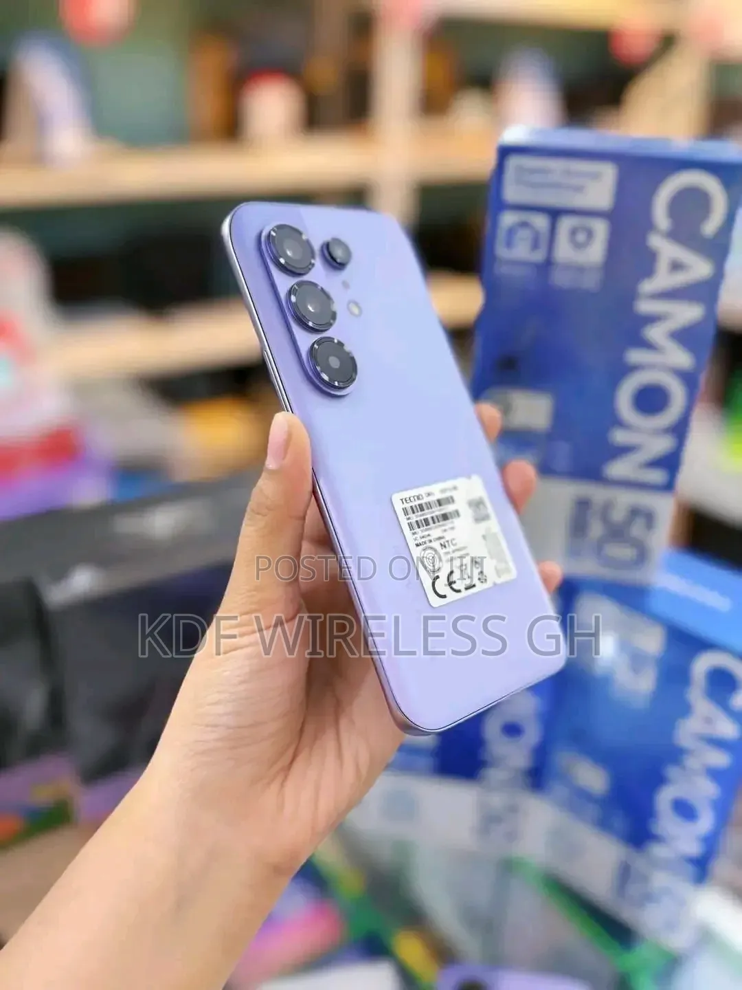 New Tecno Camon 50 Ultra 256 GB Purple
