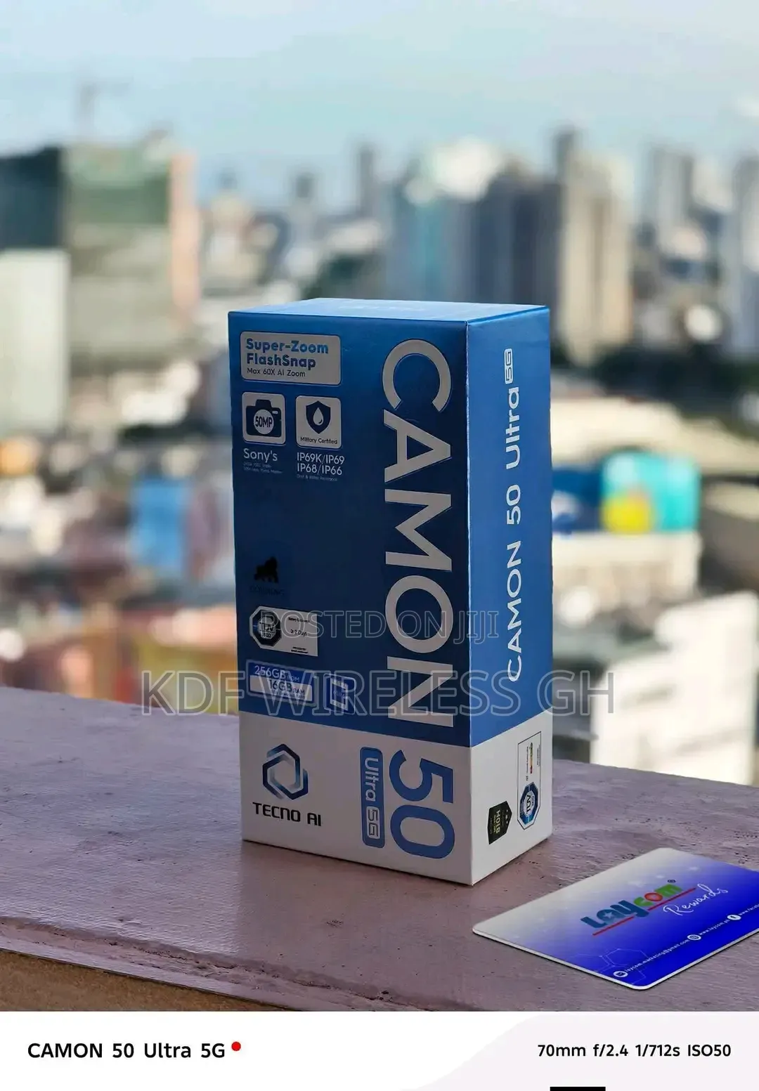 New Tecno Camon 50 Ultra 512 GB Black