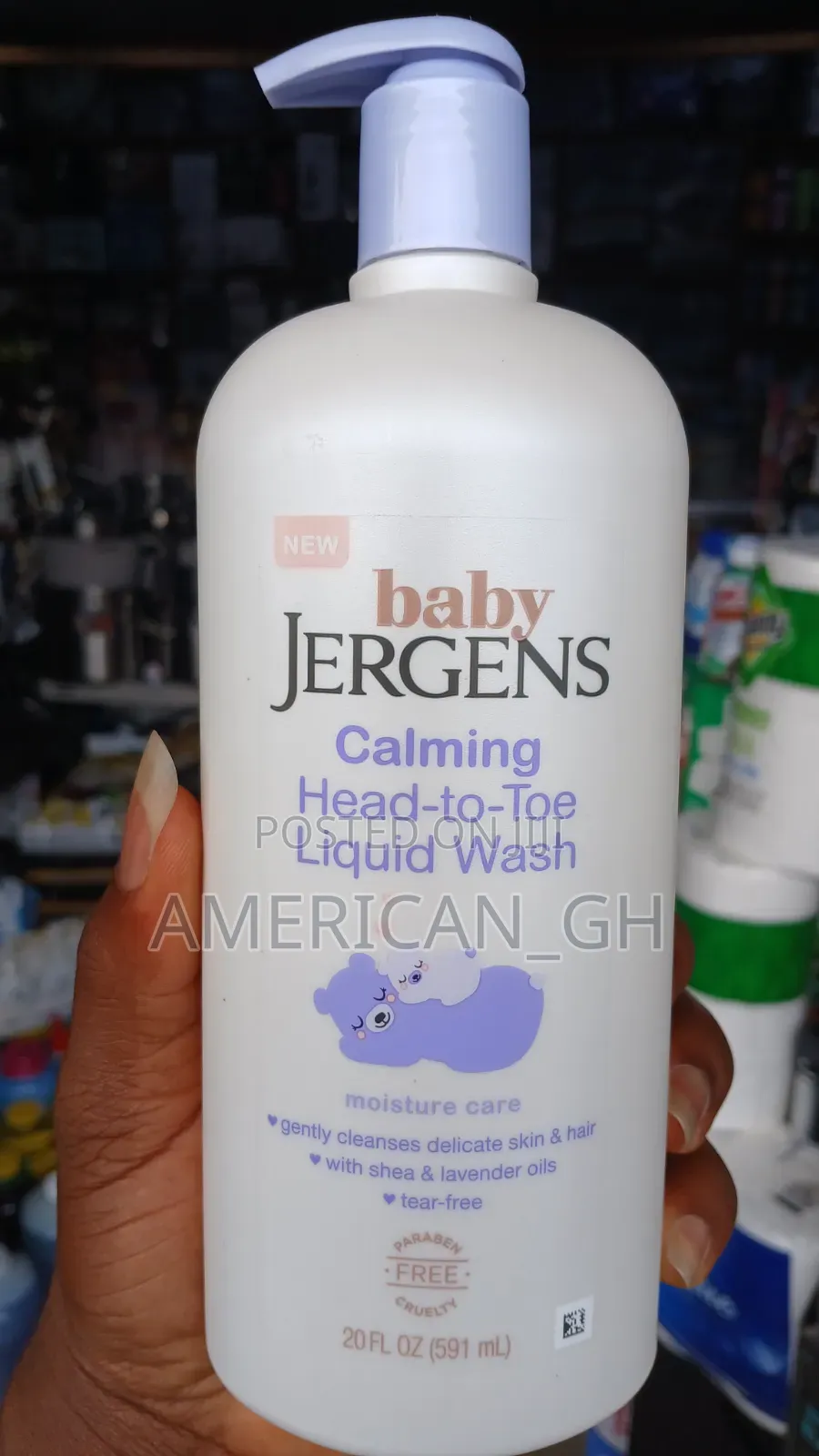 Baby Jergens Head to Toe Calming Baby Wash, 591ml