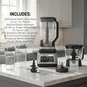 NINJA PROFESSIONAL BLENDER 3 IN 1 ,1400watt Auto-Iq Presets