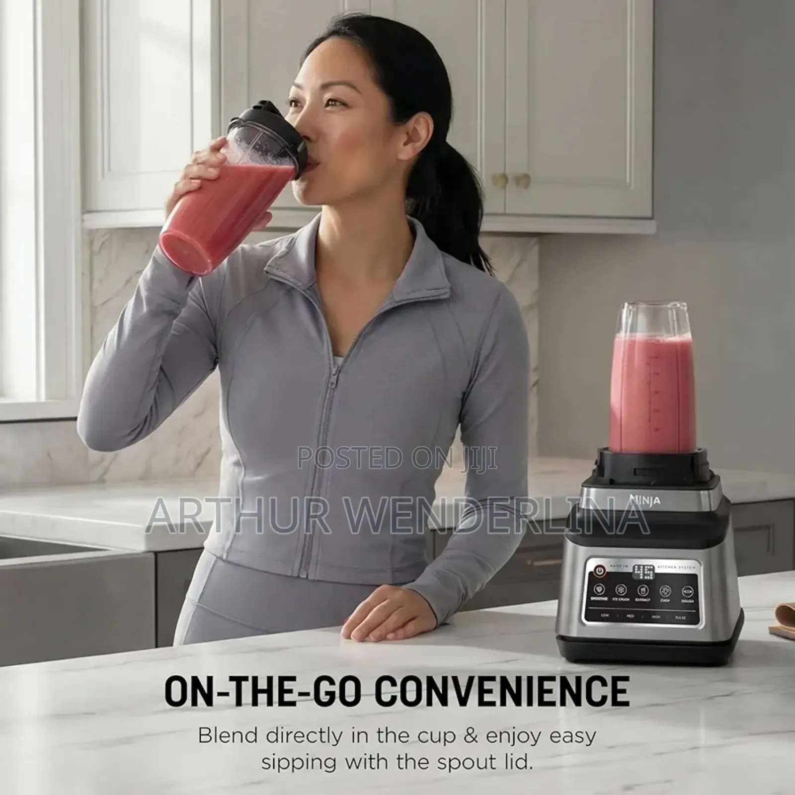 NINJA PROFESSIONAL BLENDER 3 IN 1 ,1400watt Auto-Iq Presets