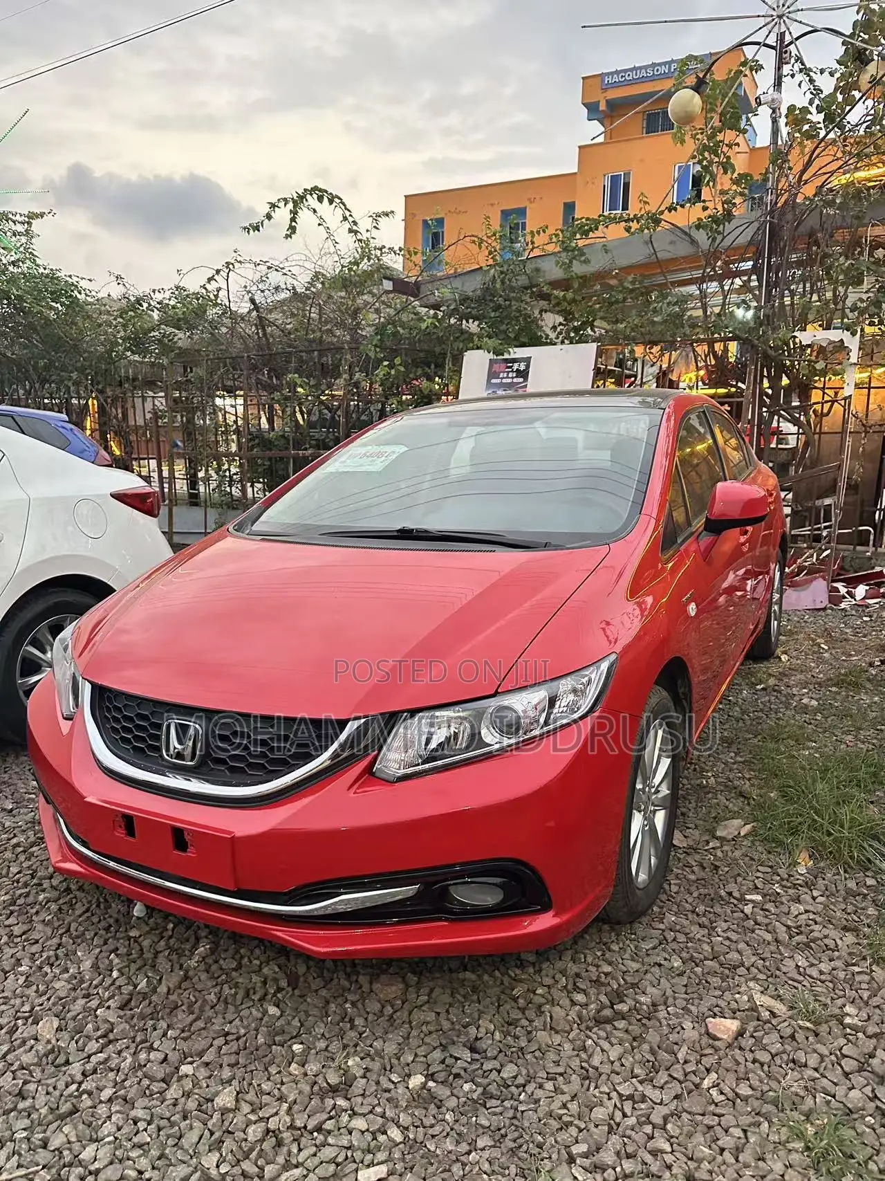 Honda Civic EX 2dr Coupe (1.8L 4cyl 5M) 2014 Red