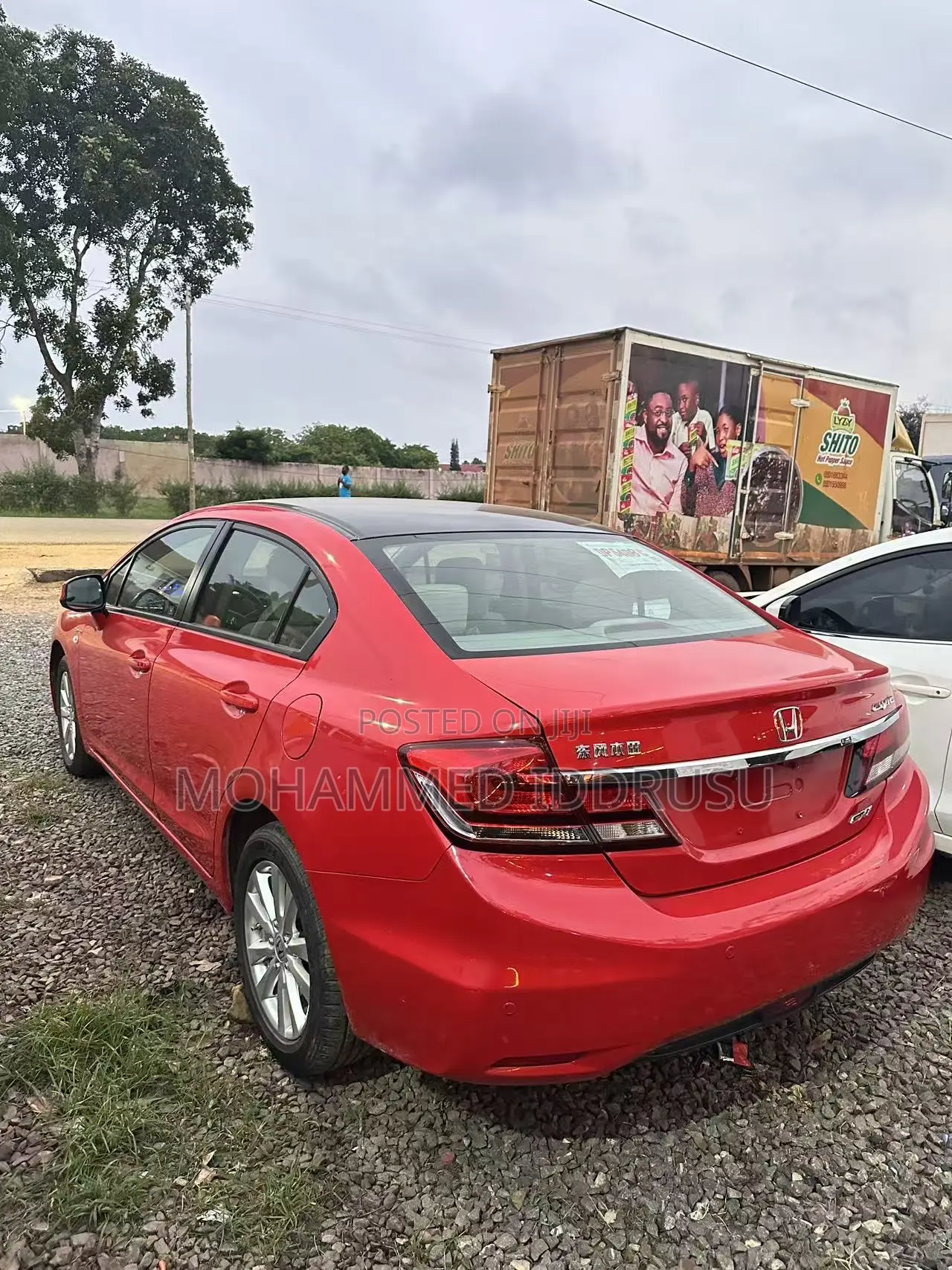 Honda Civic EX 2dr Coupe (1.8L 4cyl 5M) 2014 Red