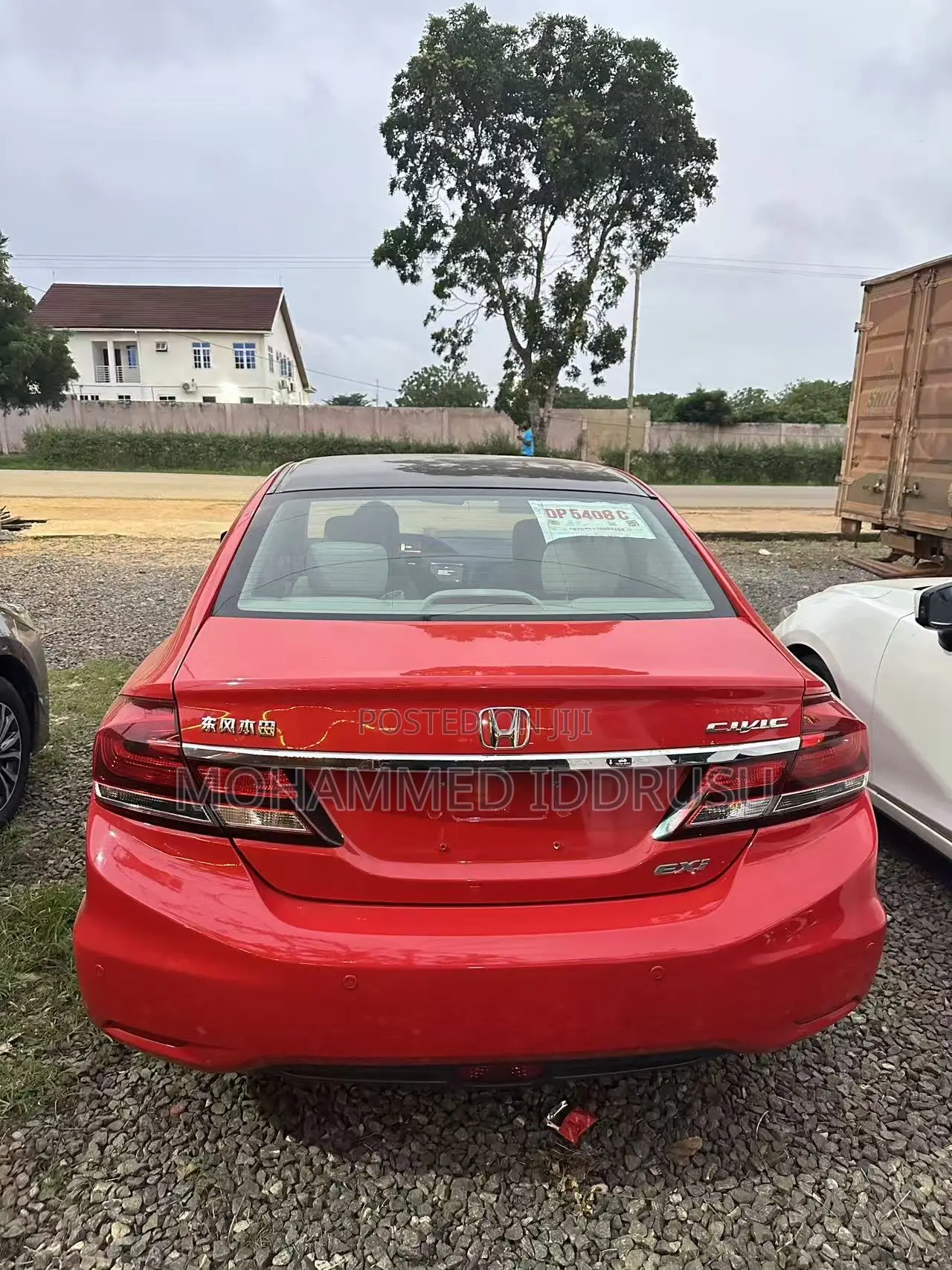 Honda Civic EX 2dr Coupe (1.8L 4cyl 5M) 2014 Red