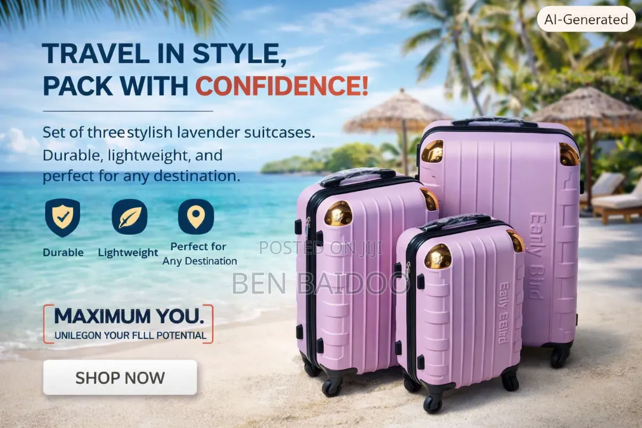 Plastic Travelling Bags 3in1 (Ultimate Travel Solutions)