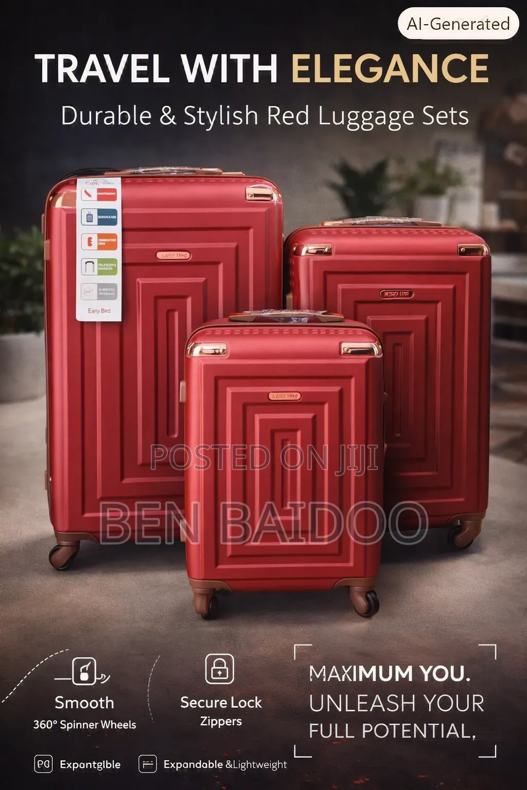Plastic Travelling Bags 3in1 (Ultimate Travel Solutions)