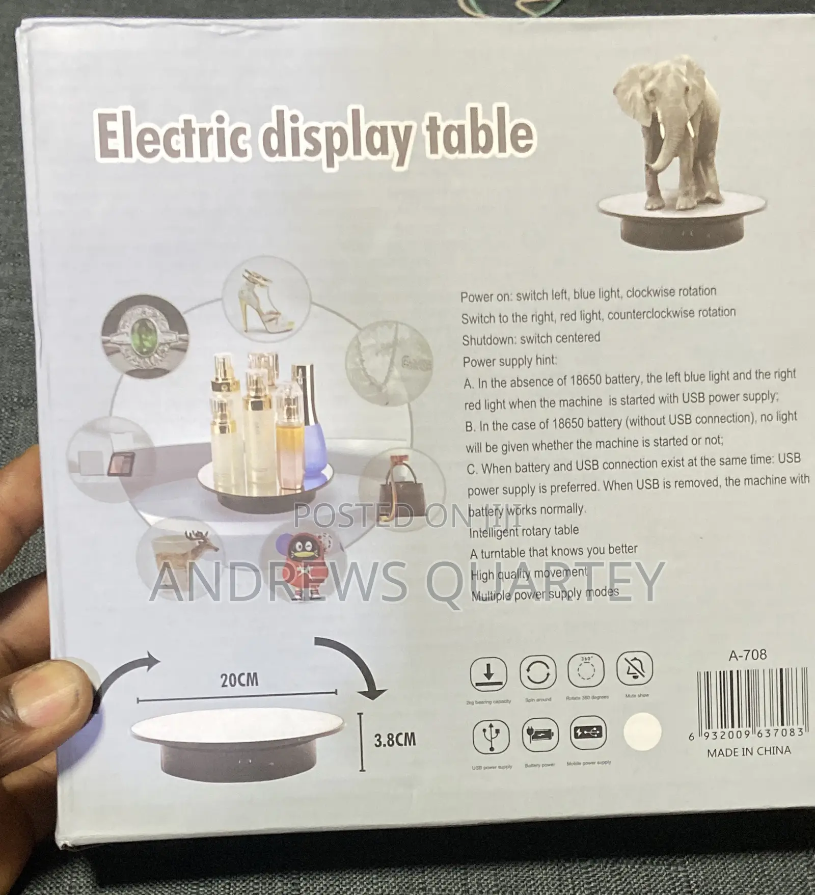 Display Rotating Table