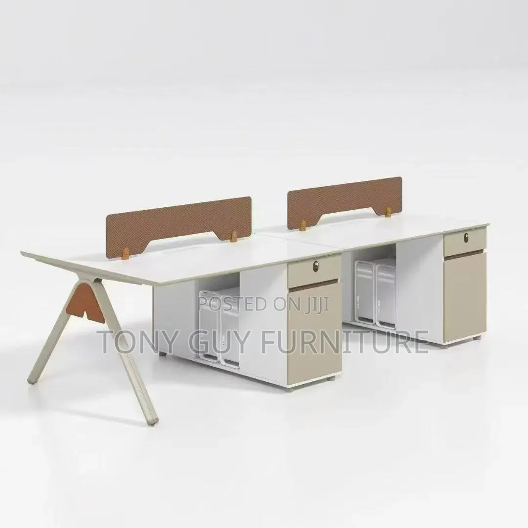 Wooden Four Seater Desk