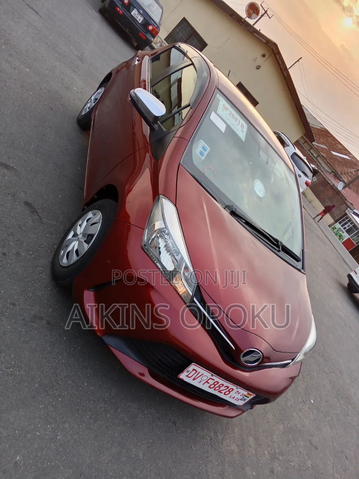 Toyota Vitz 2015 Maroon