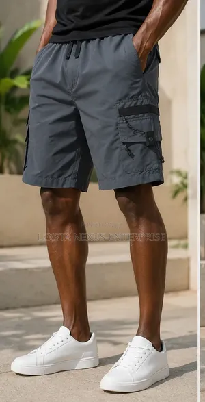 Dar Grey Cargo Shorts