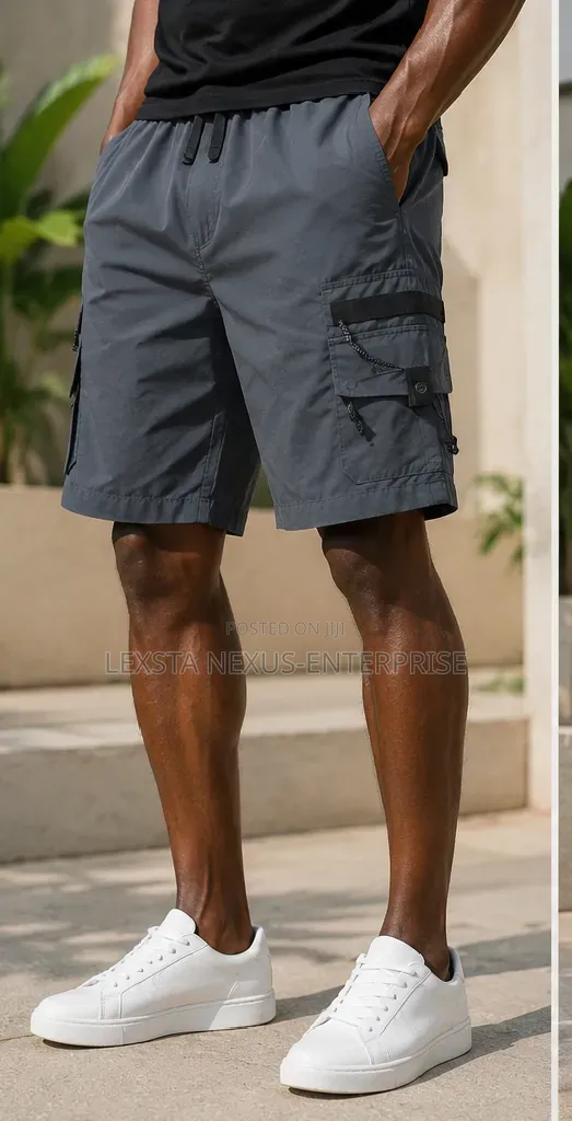 Dar Grey Cargo Shorts