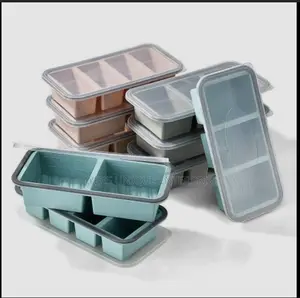 4in1 2in1 and 3in1 Silicone Soup Bowls for Freezing Leftover Food 3pcs
