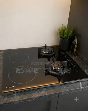 Turkish Luxell 60cm Inbuilt Glass and Electric Combination Burner