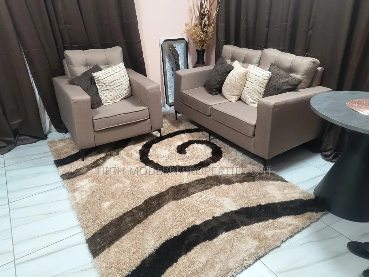 Furnished 1bdrm Apartment in Manet, New Town for rent
