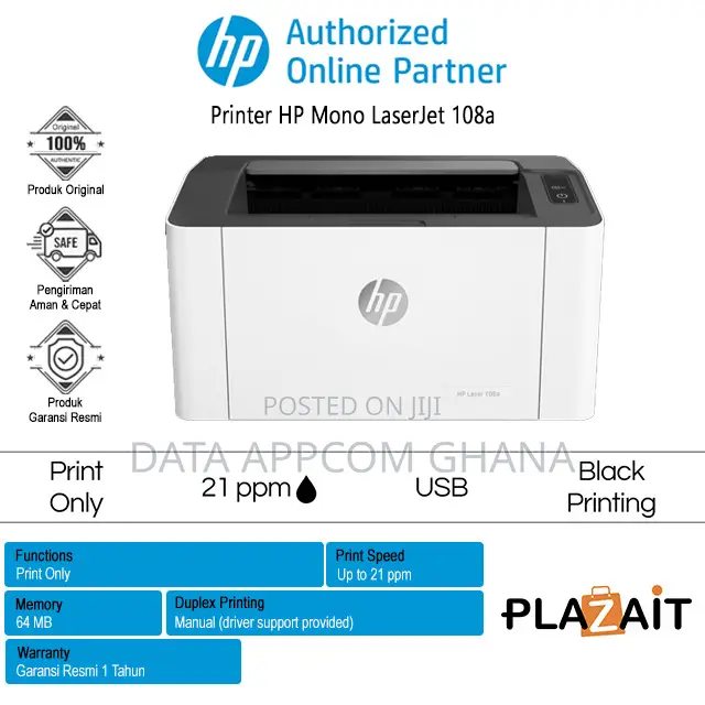 HP Laser Jet 108a