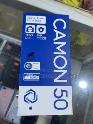 New Tecno Camon 50 256 GB Black