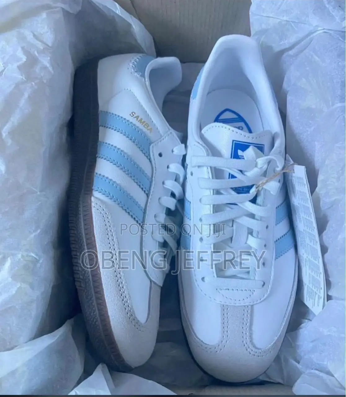 Original Adidas Samba Blue /White