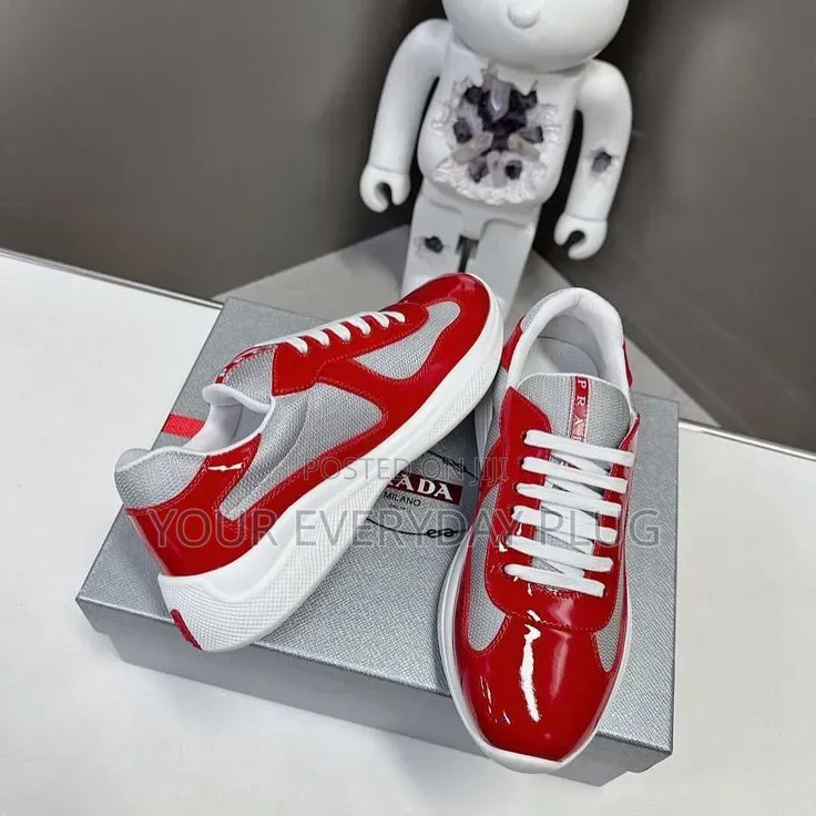 Prada American Cup Low-Top Sneakers