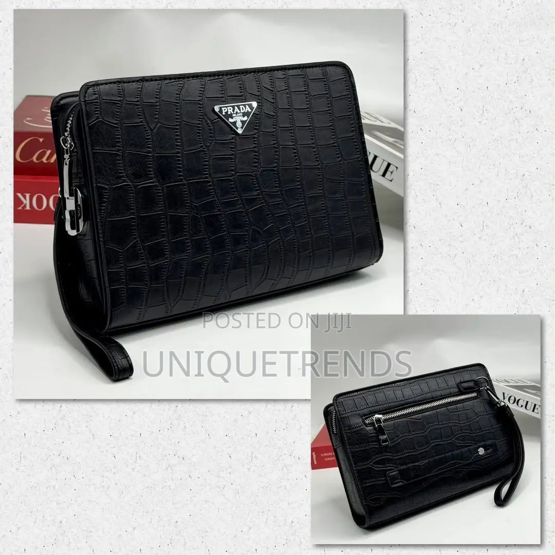 Classic Prada Saffiano Leather Pouches