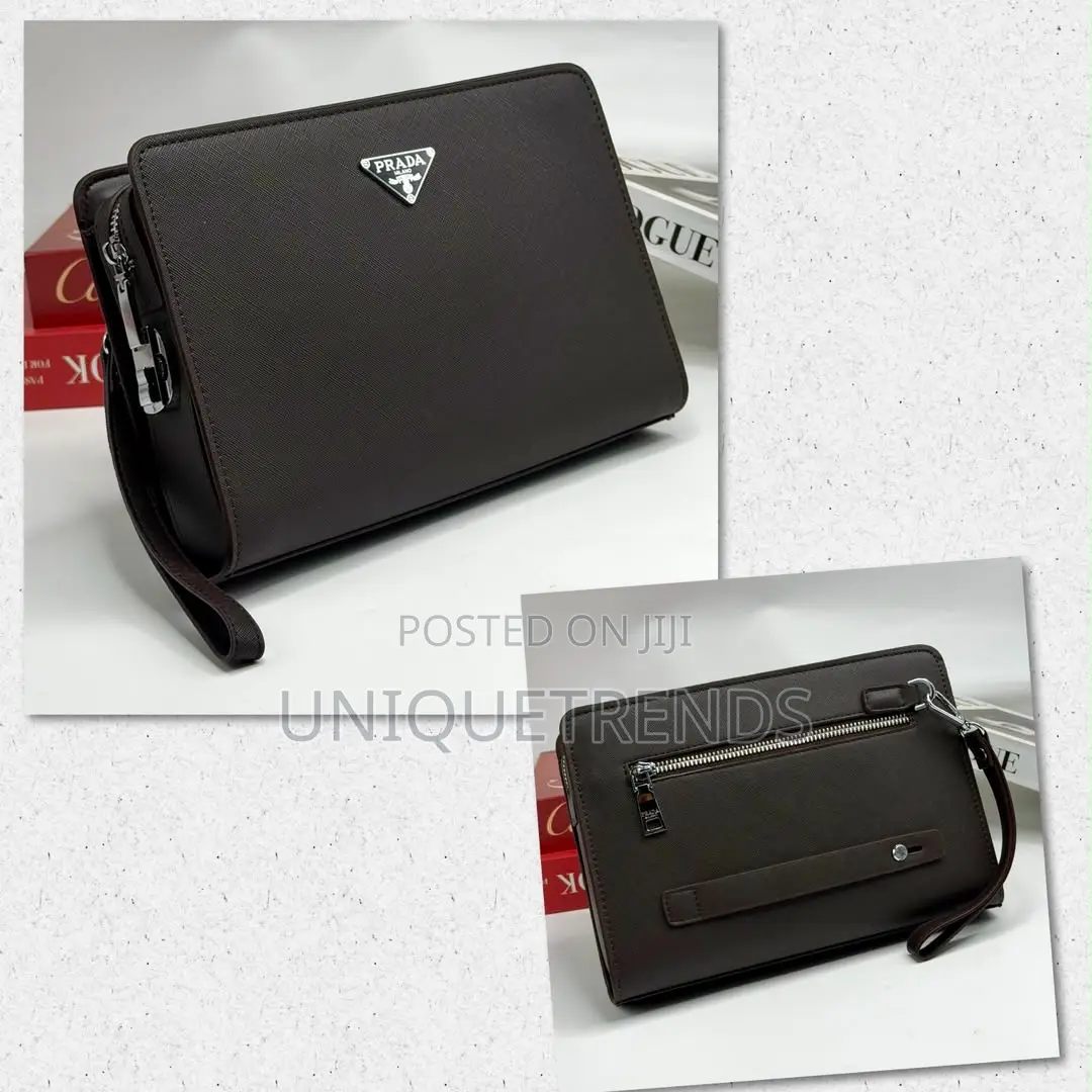 Classic Prada Saffiano Leather Pouches