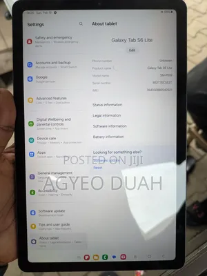 New Samsung Galaxy Tab S6 Lite 128 GB Gray
