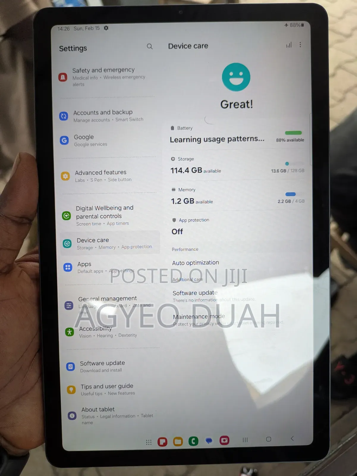 New Samsung Galaxy Tab S6 Lite 128 GB Gray
